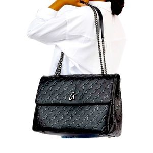 Glam-Aholic Monogram Large Flap Bag